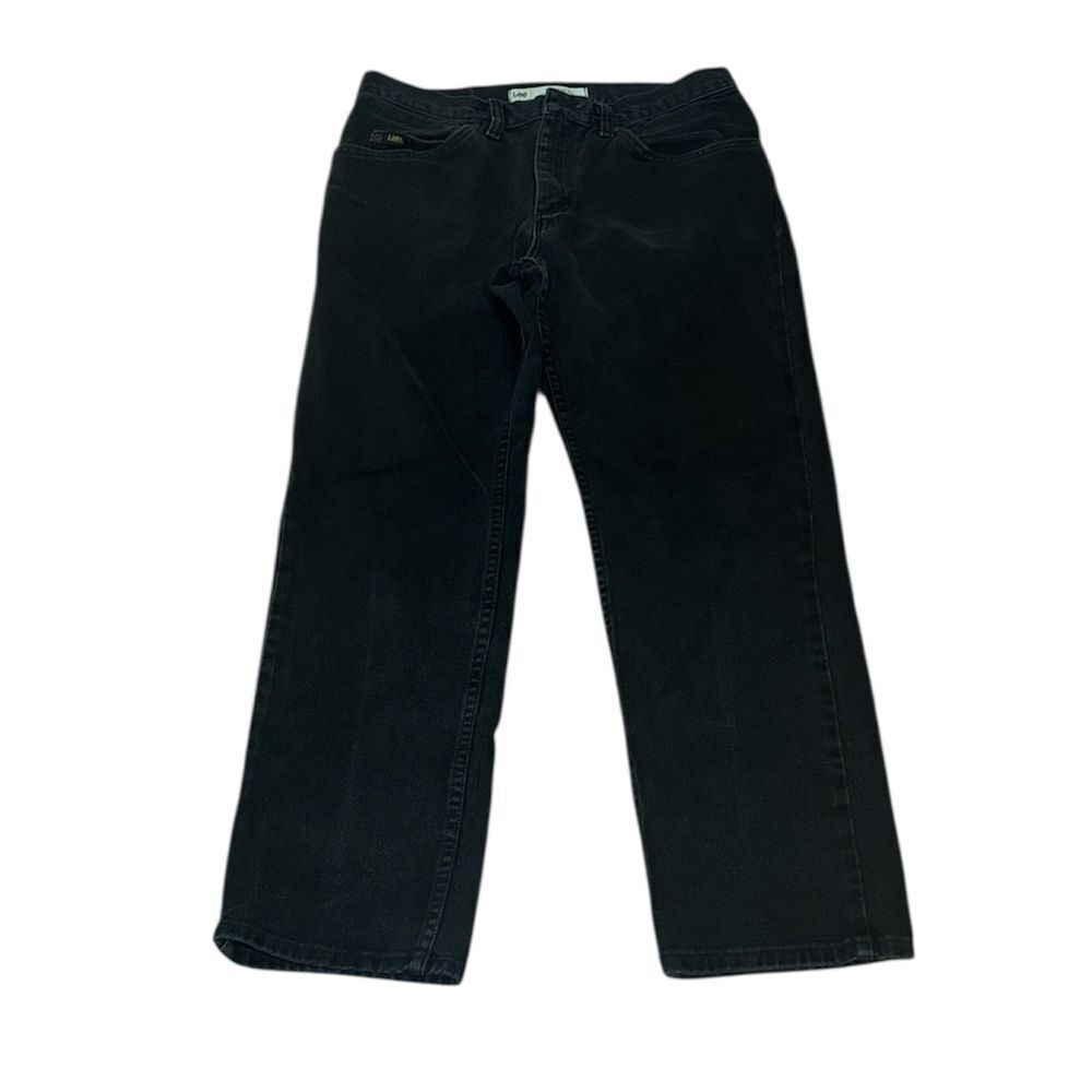 Men’s Lee Black Jeans, regular fit, 100% cotton, 32 X 29